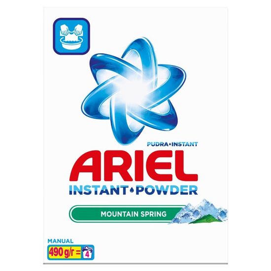 Detergent rufe manual Ariel 490g Mountain Spring