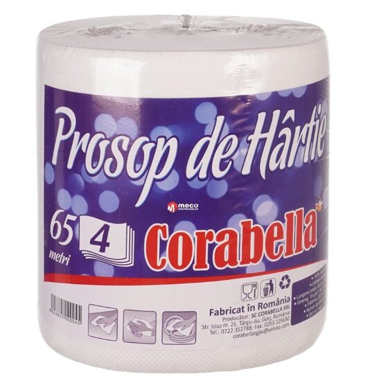 Prosop de hartie Corabella 4 straturi, 300 foi