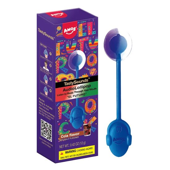 AMOS TastySounds Acadea cu Muzică și Aromă de Cola – El Futuro, 12 g