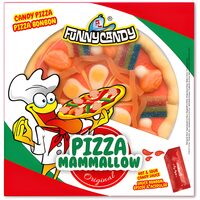 Funny Candy Pizza Mammaalow Original – Pizza din jeleuri și bezele cu sos acrișor, 326g