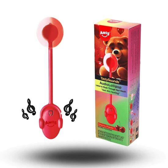 AMOS TastySounds Acadea cu Muzică și Cireșe – Get The Feeling, 12 g