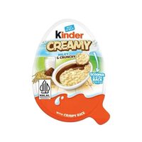 Crema de ciocolata cu lapte si orez crocant Kinder Creamy, 19 g, 24 buc.