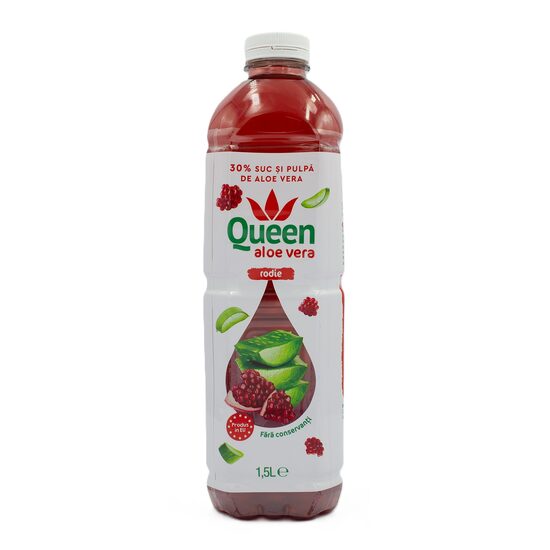 Bautura racoritoare necarbogazoasa Queen Aloe Vera cu rodie 1.5L, SGR