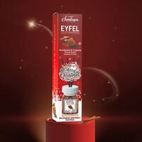 Odorizant de cameră cu bețișoare Eyfel Christmas 120 ml – Scorțișoară și Cuișoare