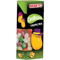 Jeleuri Beans Tropic Mix fructe tropicale, 12 buc x 30 g, Bebeto