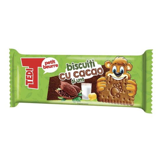 TEDI Biscuiți cu Cacao, Unt și Vitamine, 50g x 21 buc.