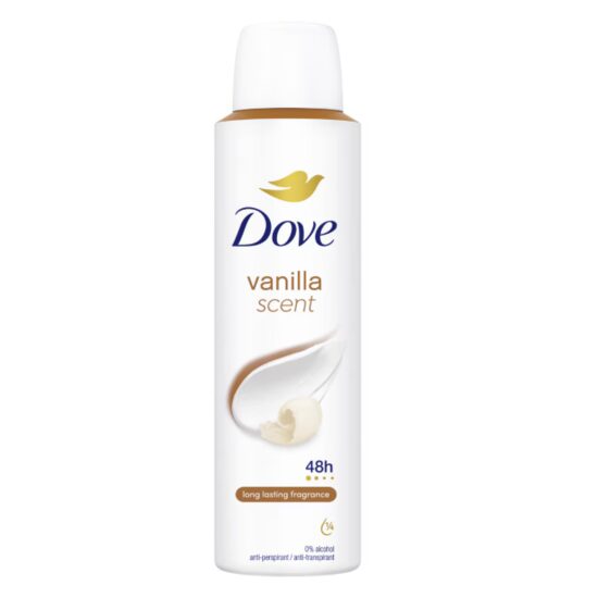 Antiperspirant Spray Dove Vanilla Scent 150ml