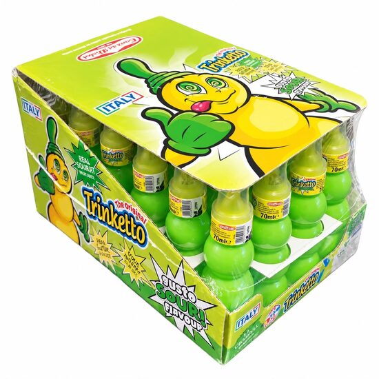 Suc neacidulat, TRINKETTO, Green Apple Sour, 24 x 70 ml