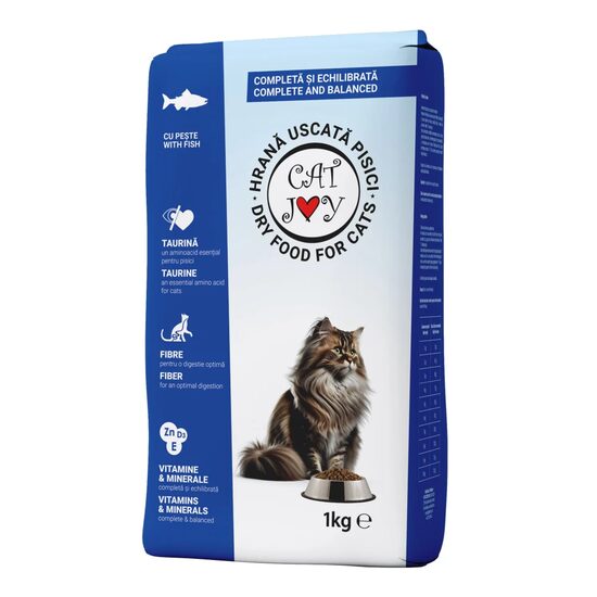 Hrană Uscată Pisică Adult, CAT JOY, Pește, 1kg